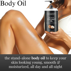 Essentially KateS fractionated coconut oil clear liquid for lightweight hydration