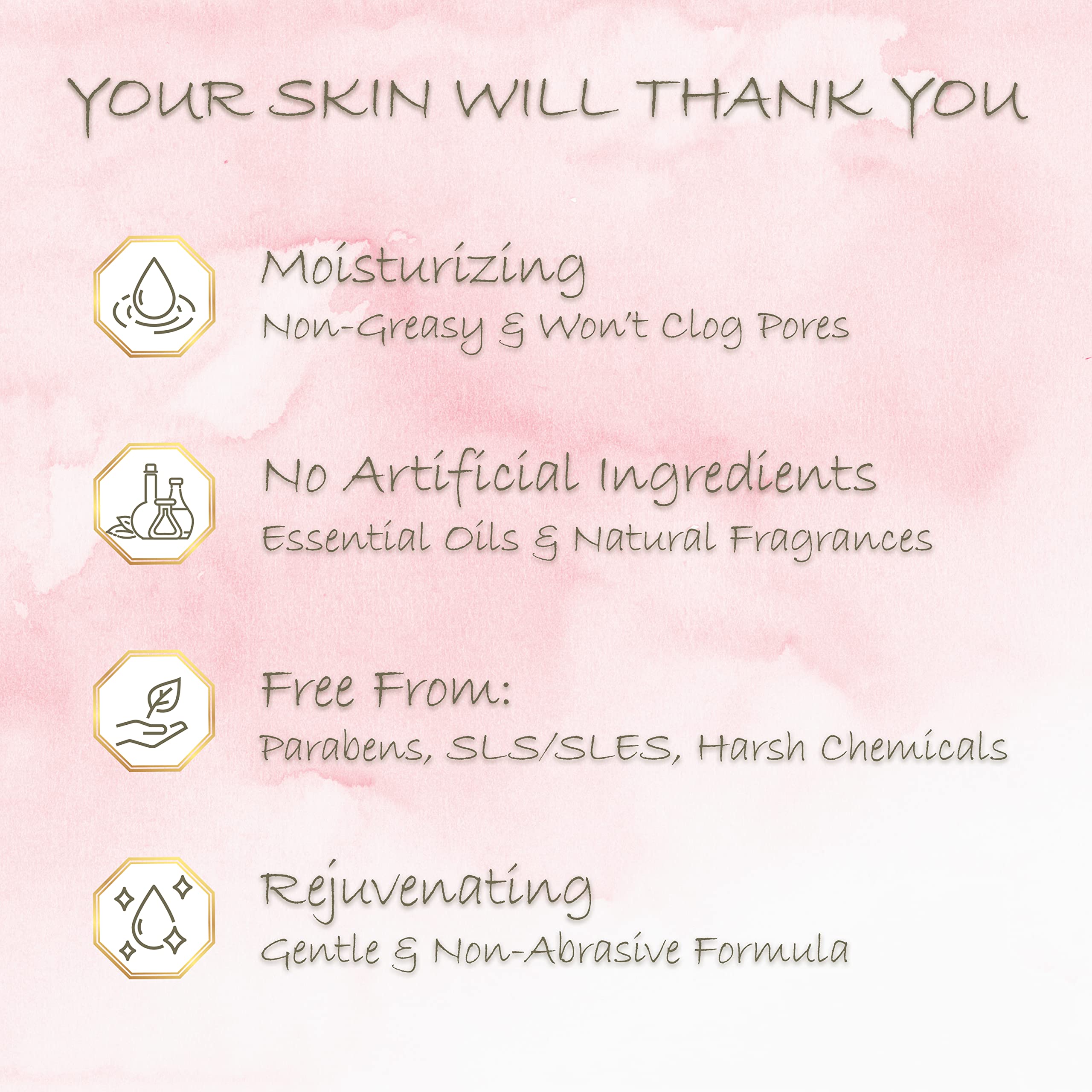 Essentials glycerin formula leaves skin soft after washing