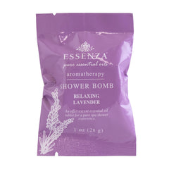 Essenza Shower Bombs Lavender steam release creates a spa-like atmosphere during daily showers