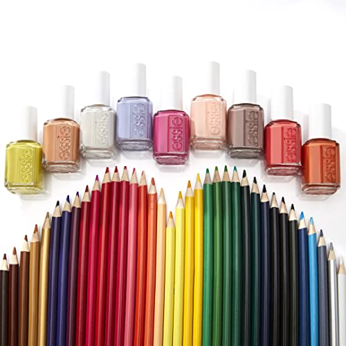 essie crochet away glossy finish closeup showcases polished look.
