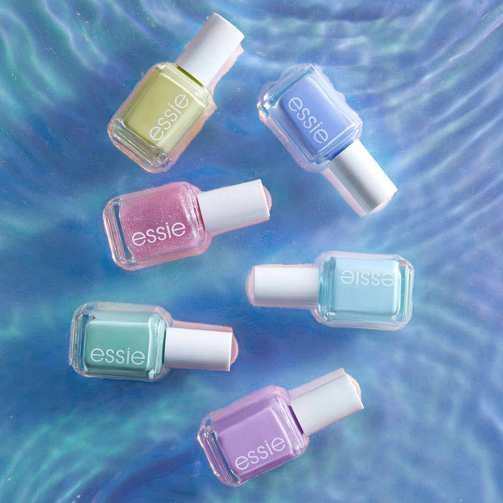 essie Cuticle oil pairing with polish demonstrates at-home care
