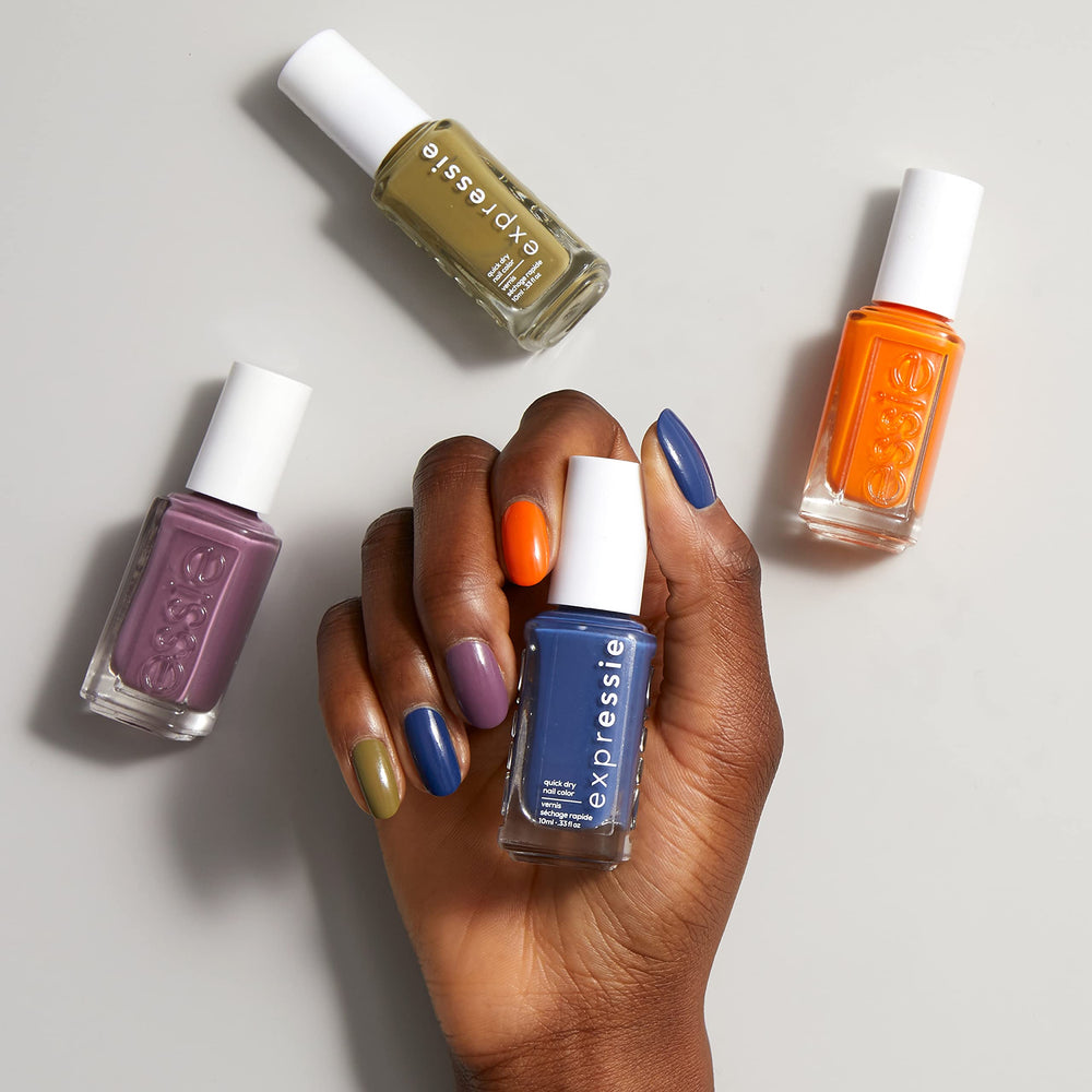 bearer of rad news shade on nails with visible color payoff