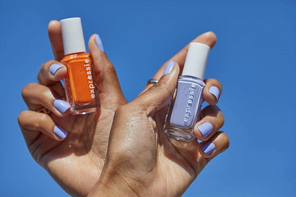 color collection of essie Expressie shades on display