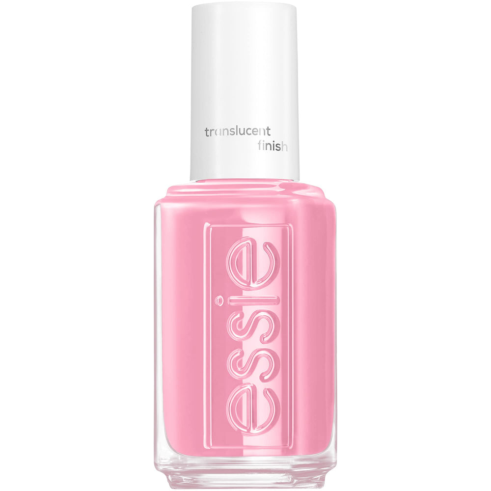 essie expressie angled brush in action enables easy two-hand application.