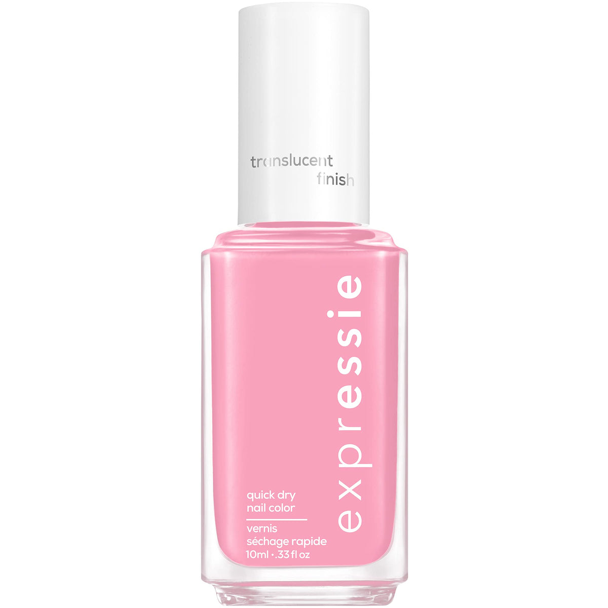 essie expressie Mall Crawler bottle close-up highlights fast-dry formula.
