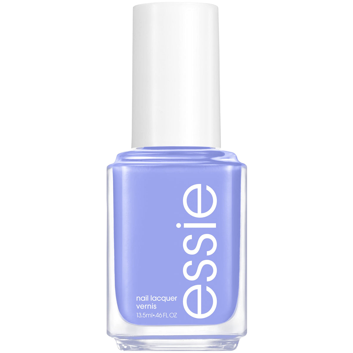 essie Feel The Fizzle periwinkle bottle showing vibrant color for daily wear