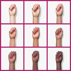 essie Flowerista brush applies color for a smooth, durable manicure.
