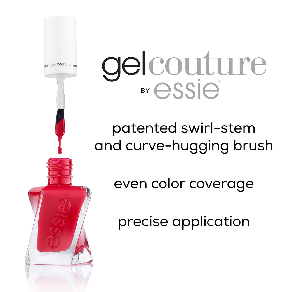 Top coat adds gel-like shine and lasting protection in two easy steps