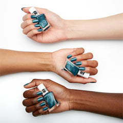 Essie Gel Couture delivers gel-like shine with two coats and top coat.