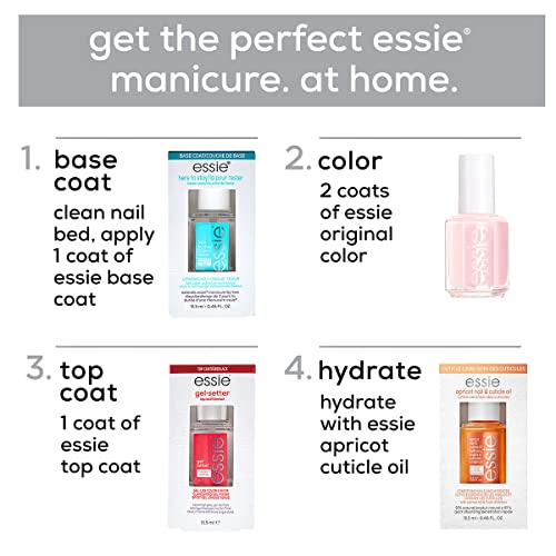 essie glossy finish hints at luxurious, salon-like nails at home.