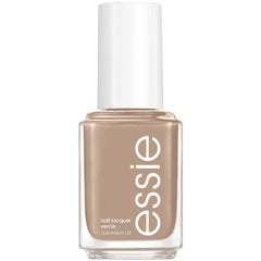 essie Hike It Up bottle close showing creamy midtone tan finish