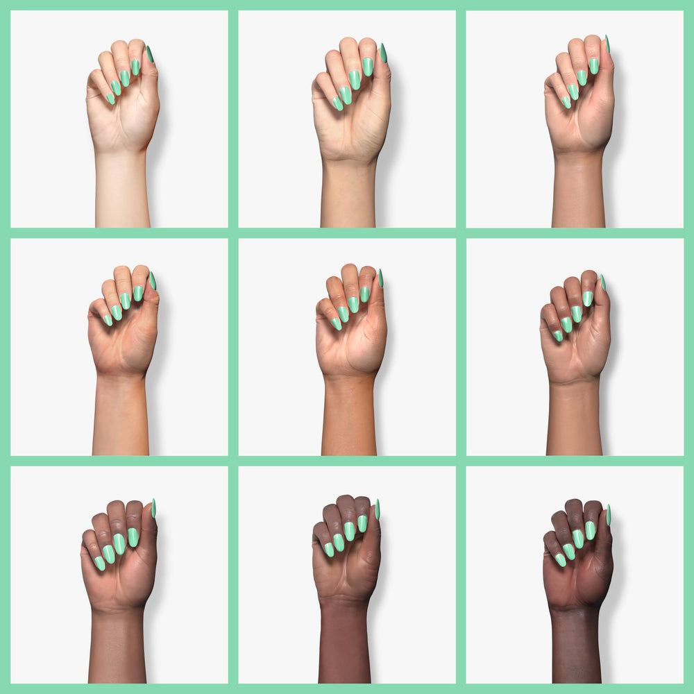 essie It's High Time swatch highlights a glossy, salon-quality finish