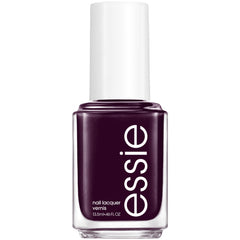 Essie Leather Weather purple nail polish bottle showing rich fall color for nails.