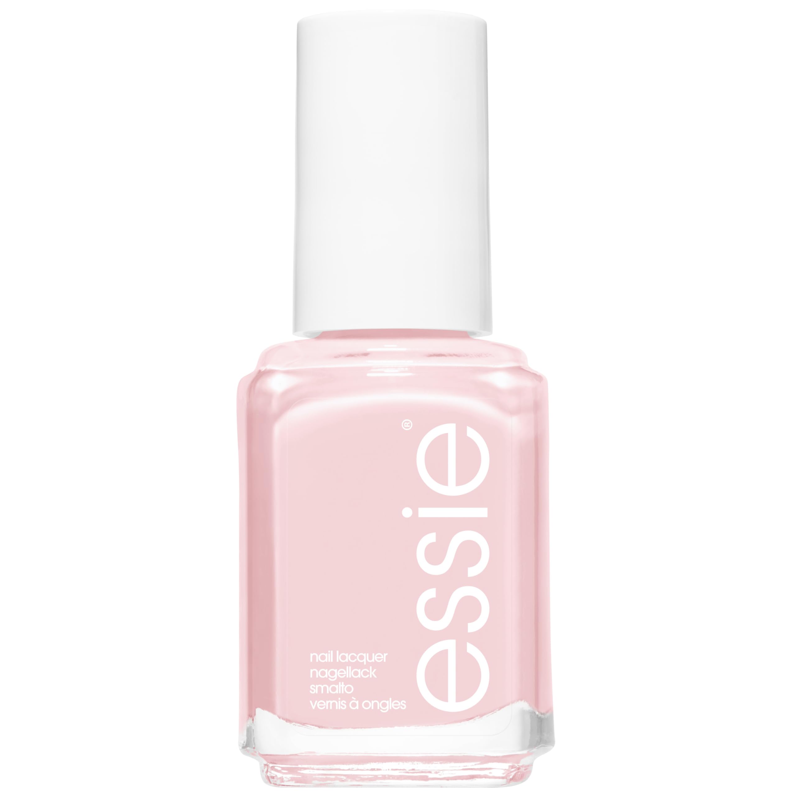 Essie Mademoiselle bottle with classic pink shade for elegant nails.