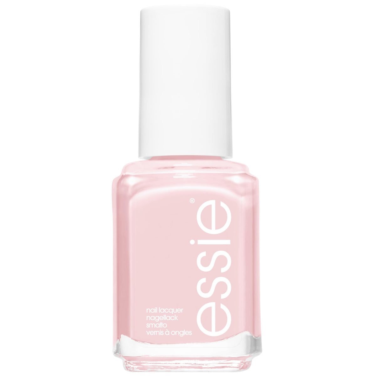 Essie Mademoiselle bottle with classic pink shade for elegant nails.
