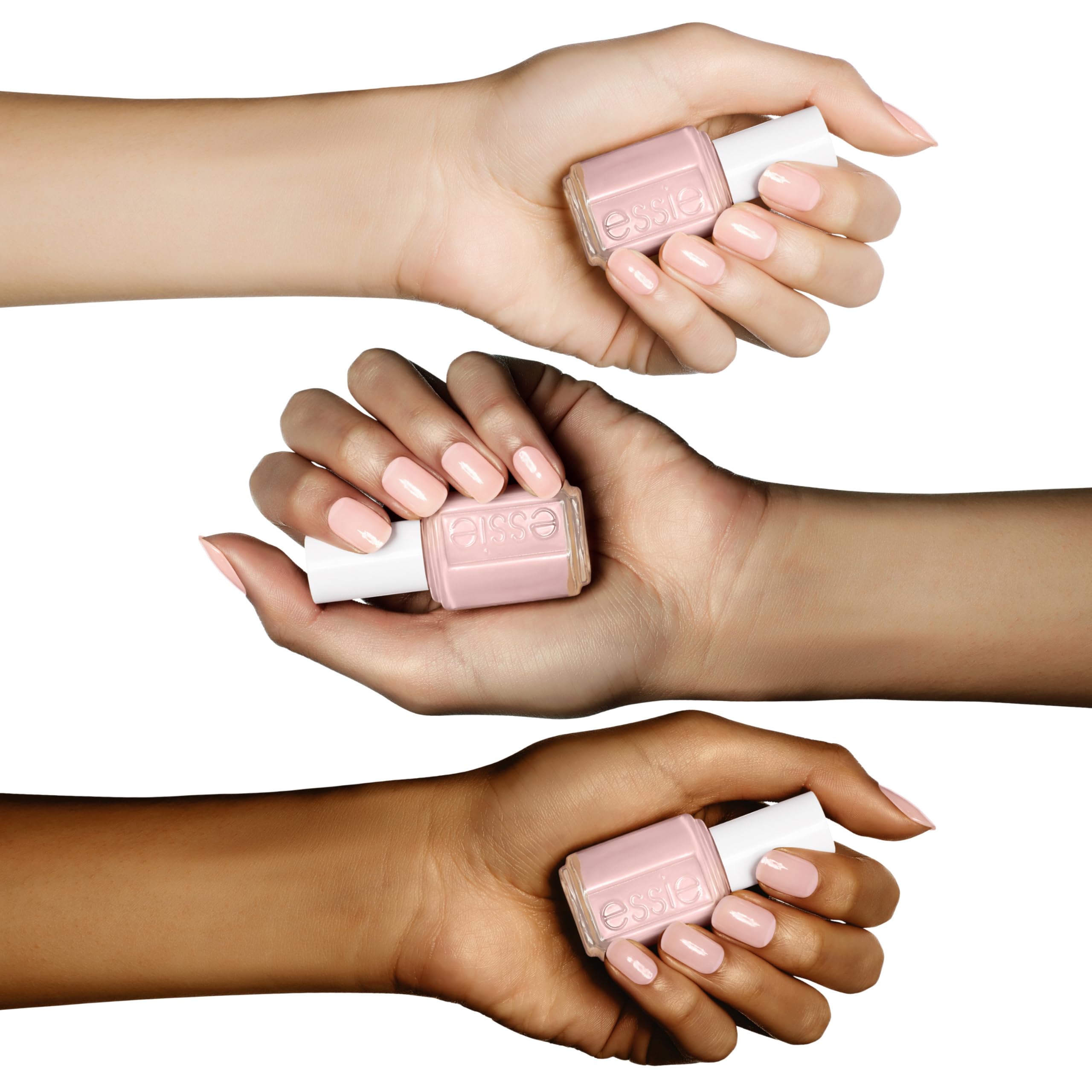 Swatches reveal the versatile pink tone of Mademoiselle.