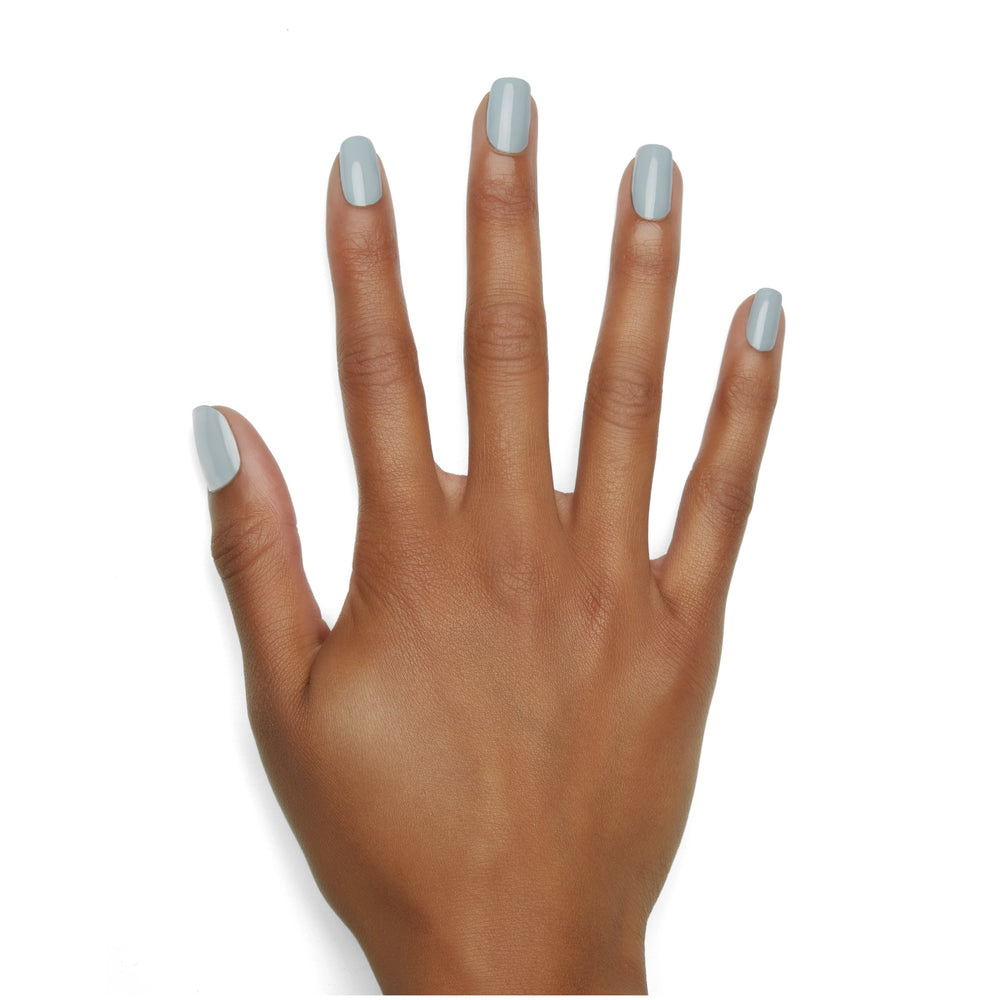 essie Mooning manicure setup offers quick, long-lasting color with durable shine.