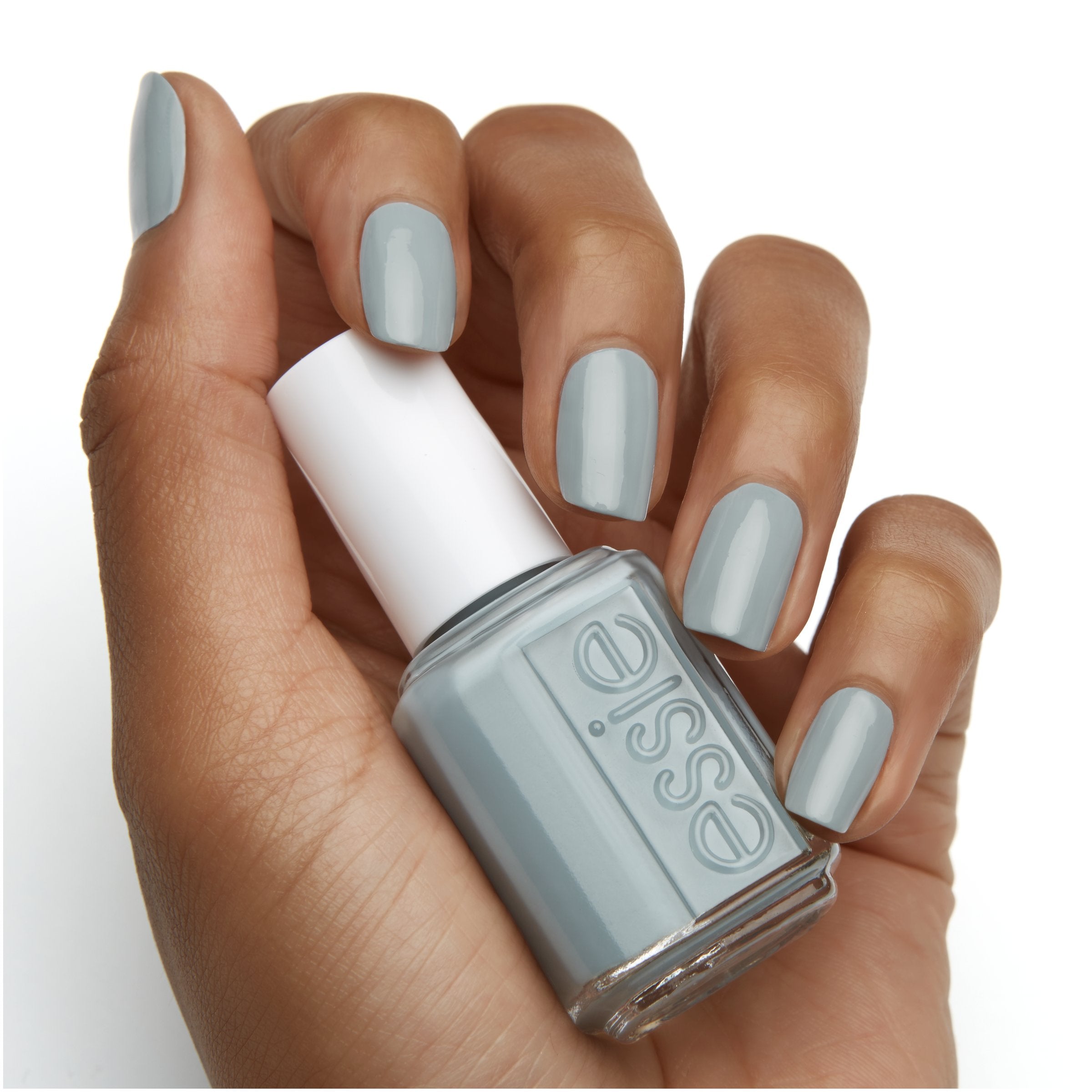essie Mooning shade application on nails emphasizes versatile day-to-night wear.