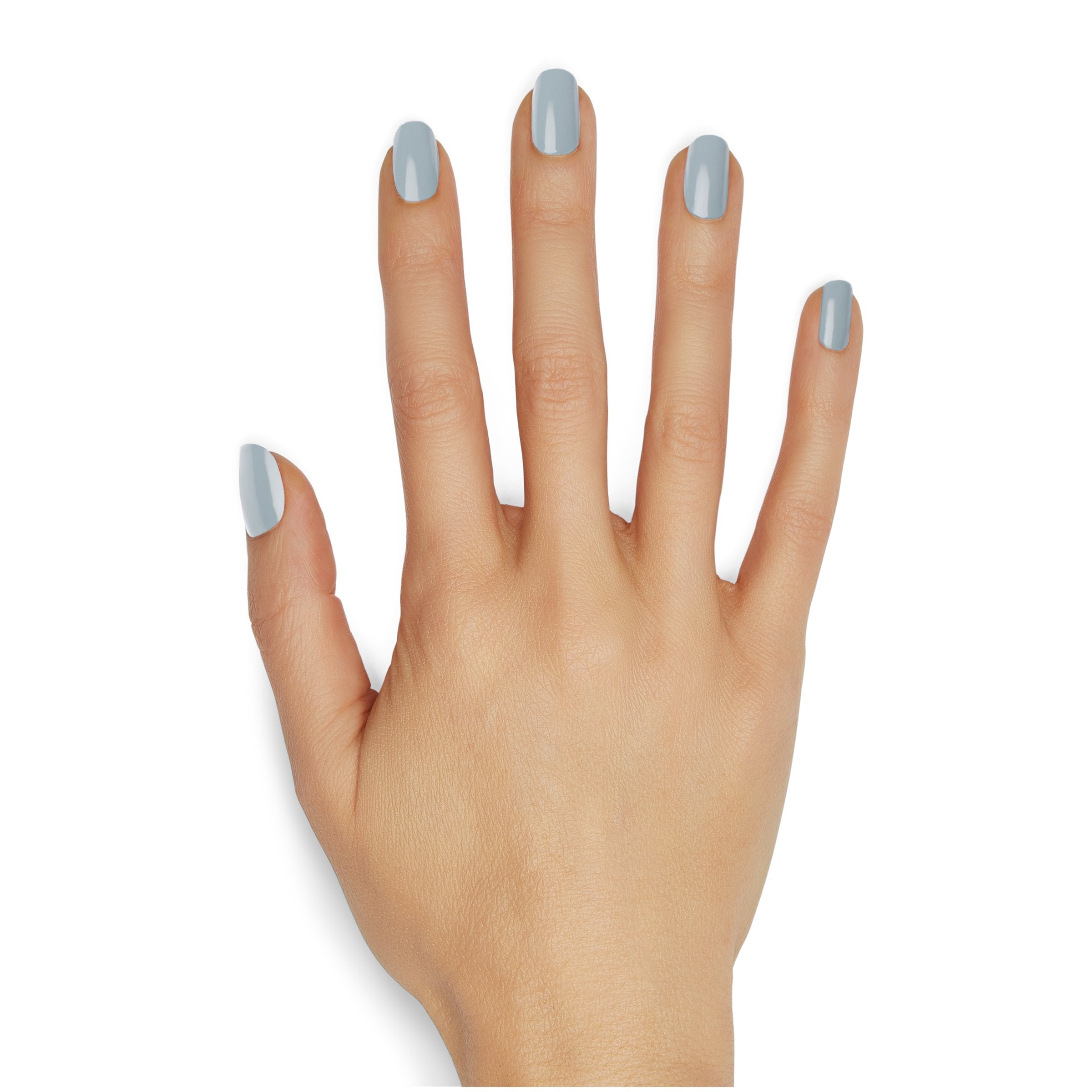 essie Mooning swatch on nail demonstrates rich color payoff and high-gloss finish.