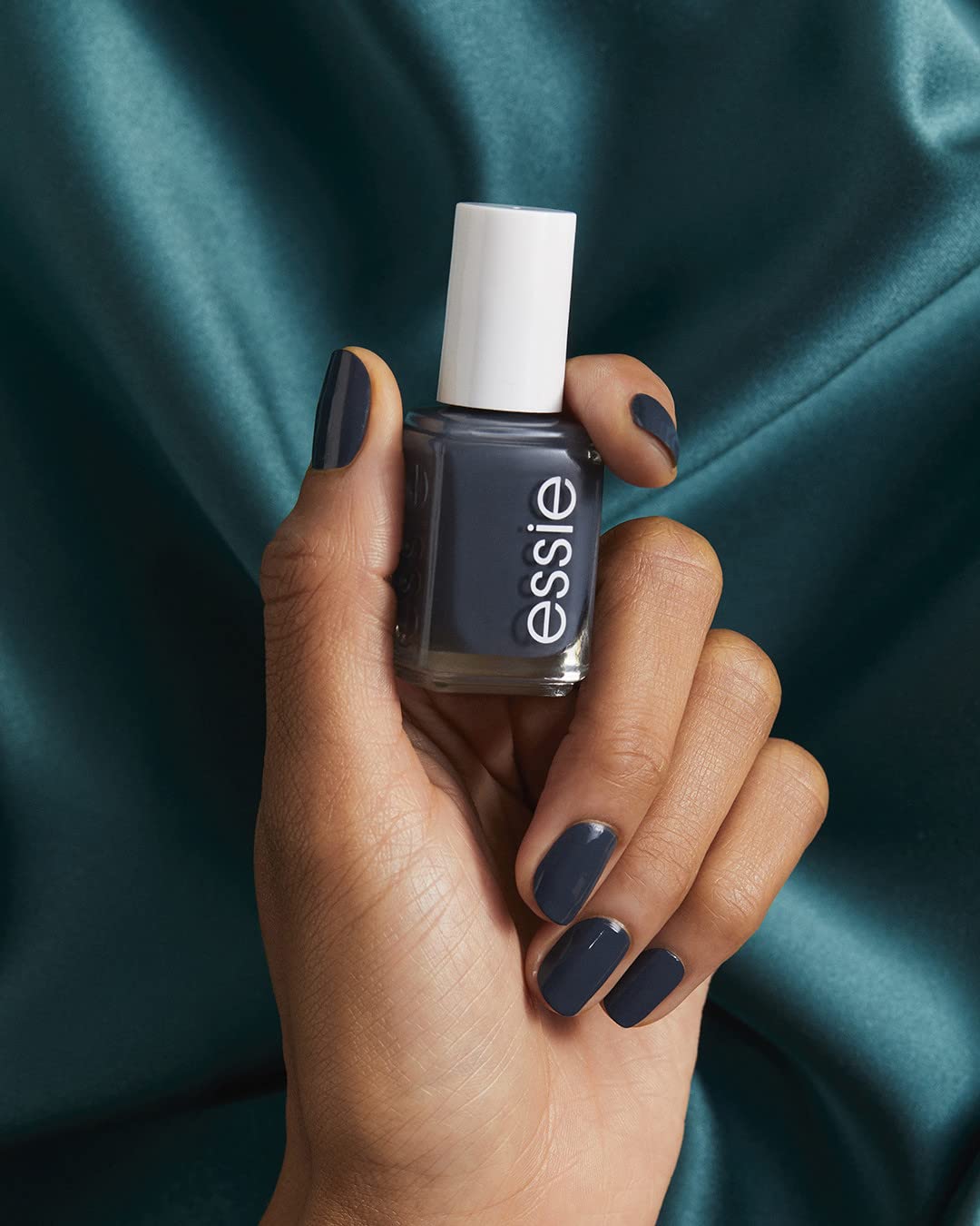 Essie Cool Gray used in nail art ideas for chic looks.
