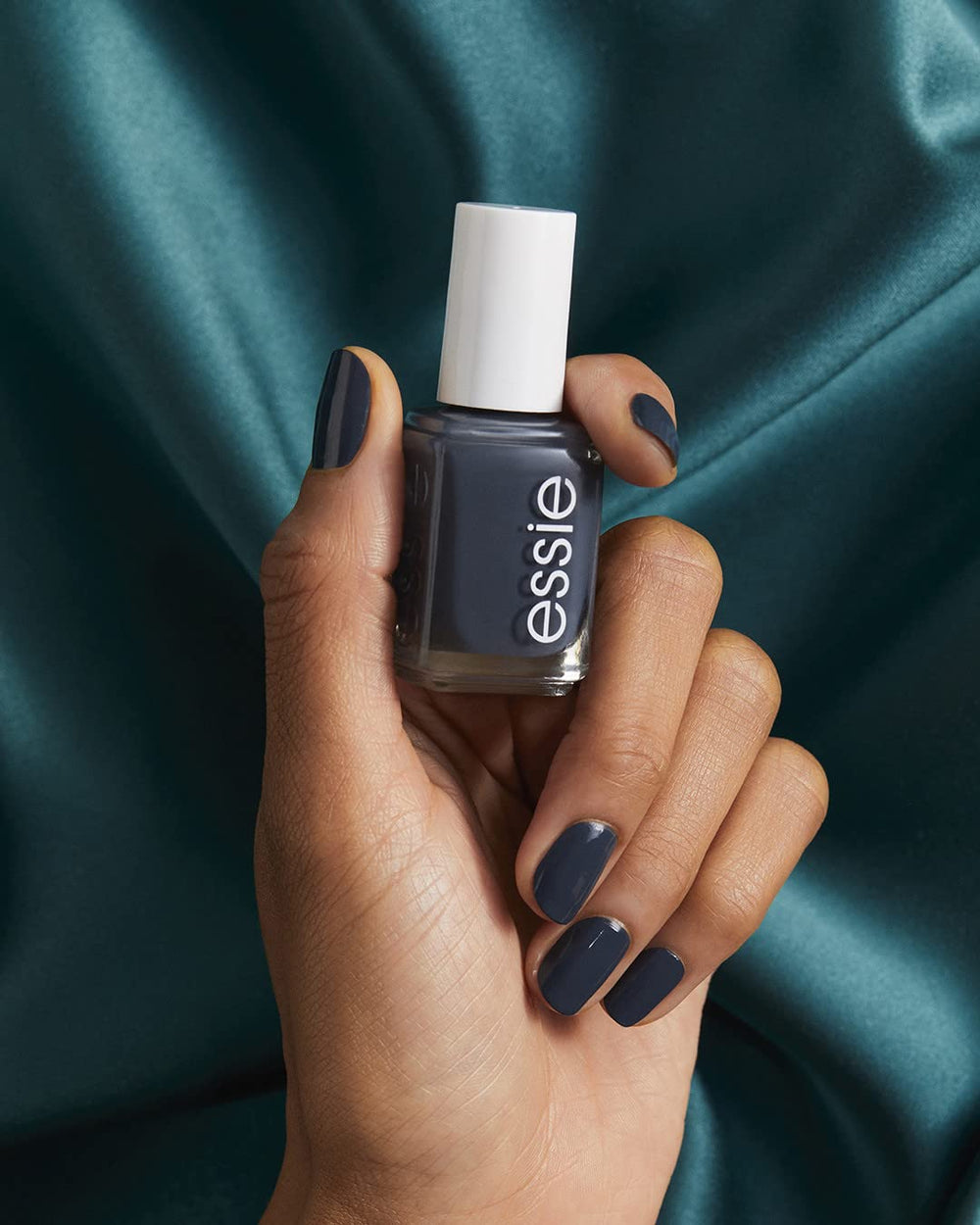 Essie Cool Gray used in nail art ideas for chic looks.