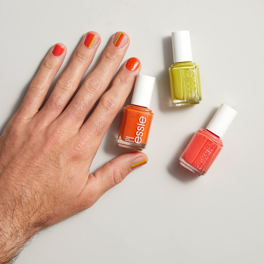 essie iconic shade from trendsetting collection reflects current fashion.