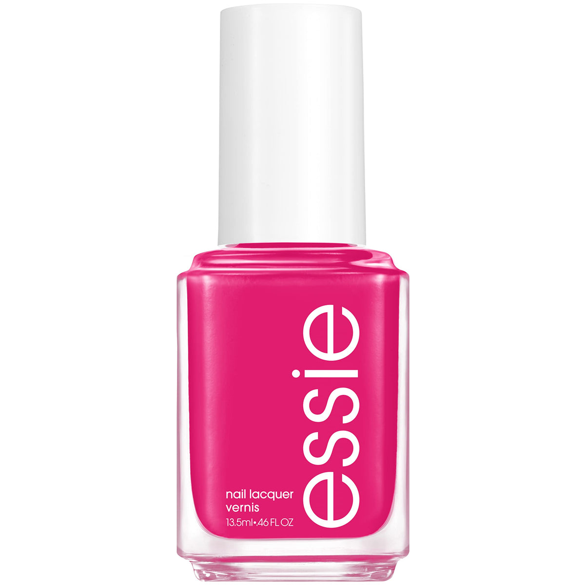 essie Pencil Me In magenta pink nail polish bottle for vibrant, long-lasting color