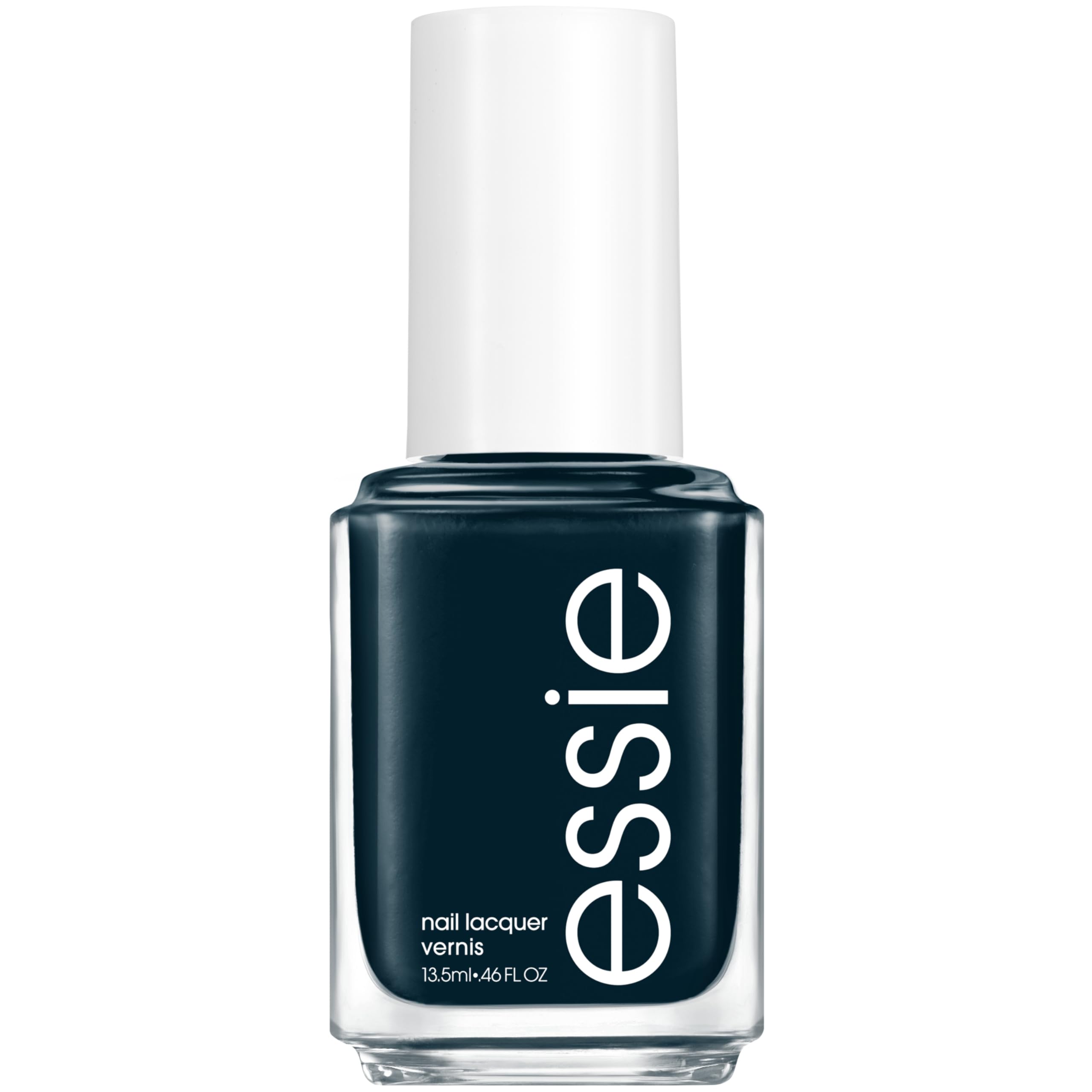 essie Punk At Heart nail polish bottle displays bold blue shade for everyday elegance