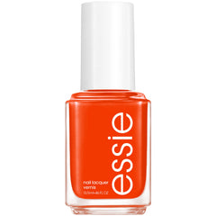 essie Risk-Takers Only bottle with glossy orange finish for bold nails