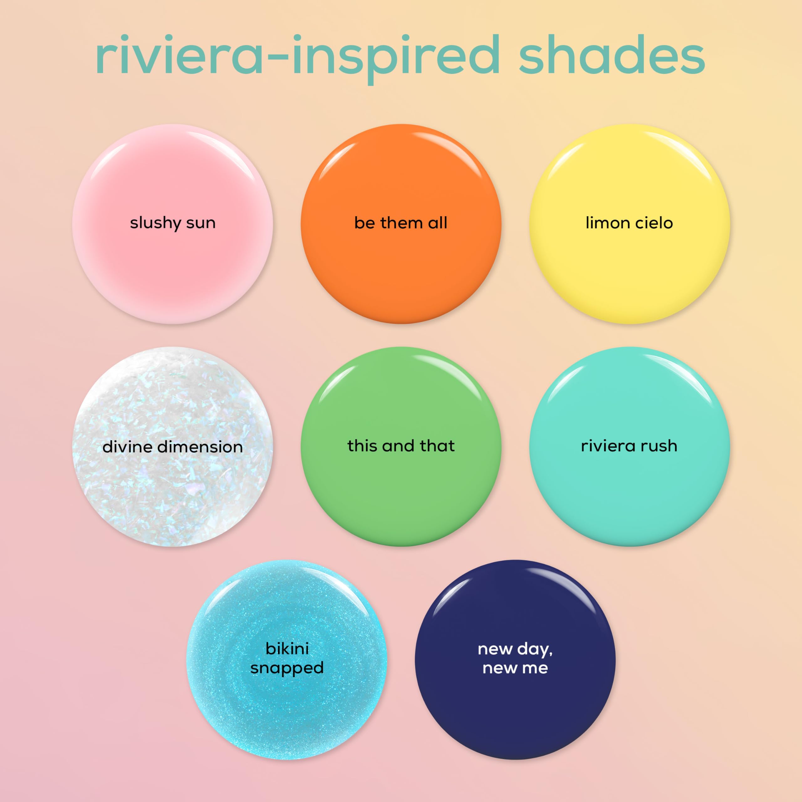 essie Riviera Rush collection eight shades evoke sun-kissed coastal vibes