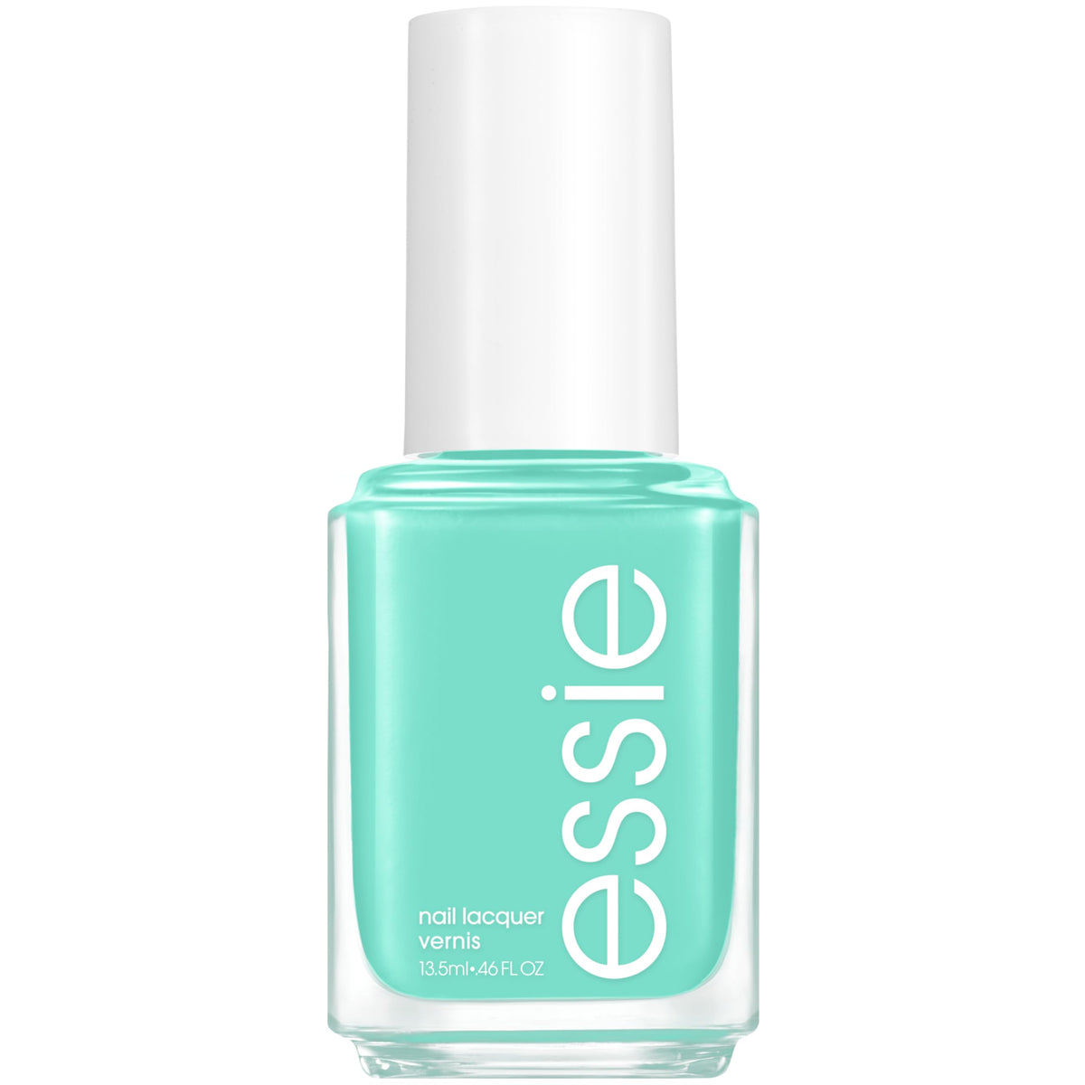 essie Riviera Rush glossy shine turquoise polish with salon-ready, long-lasting finish