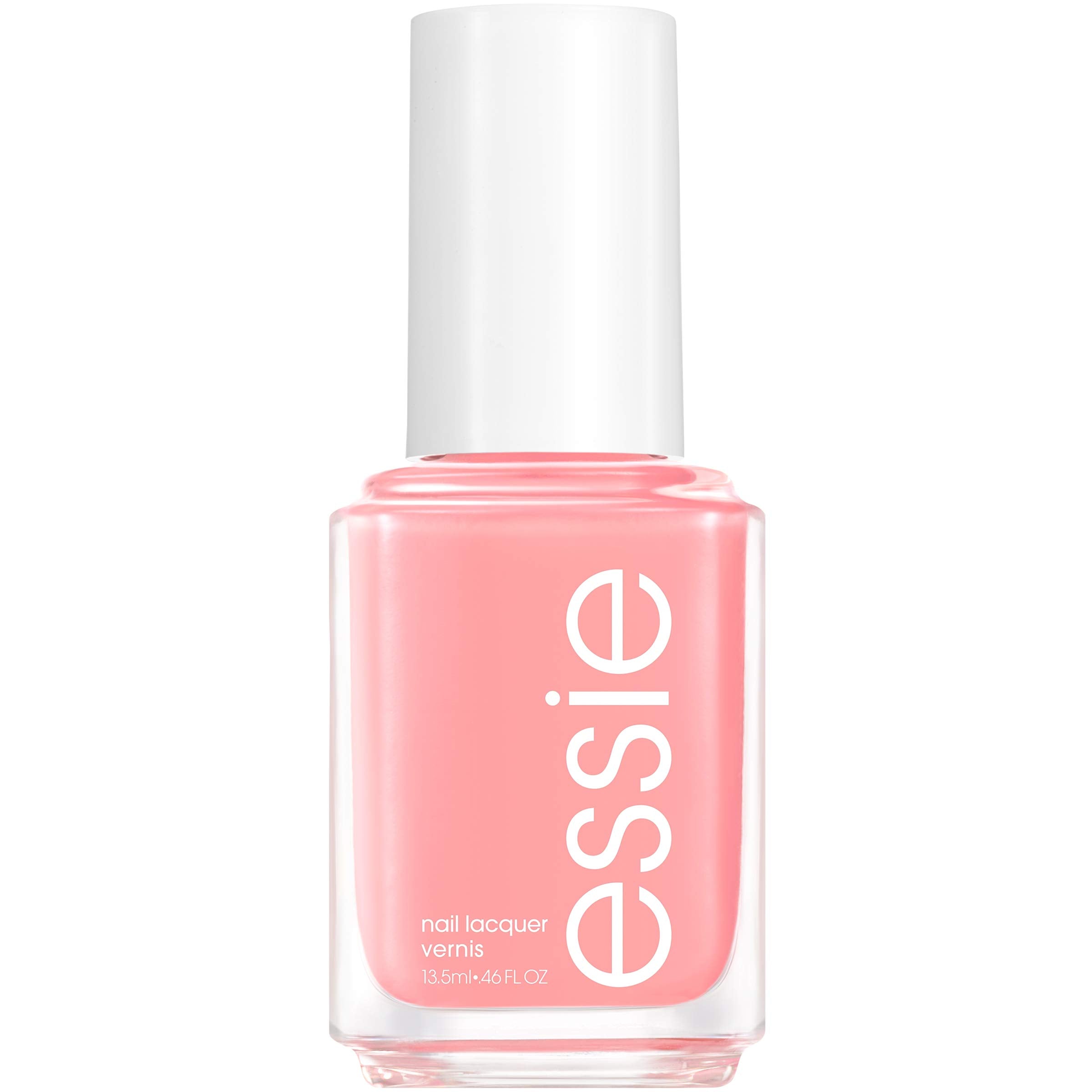 essie sun-drenched coral nail polish bottle with cream finish