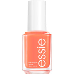 essie Sunny Business cream finish bottle with vibrant tangerine color for beach-ready nails