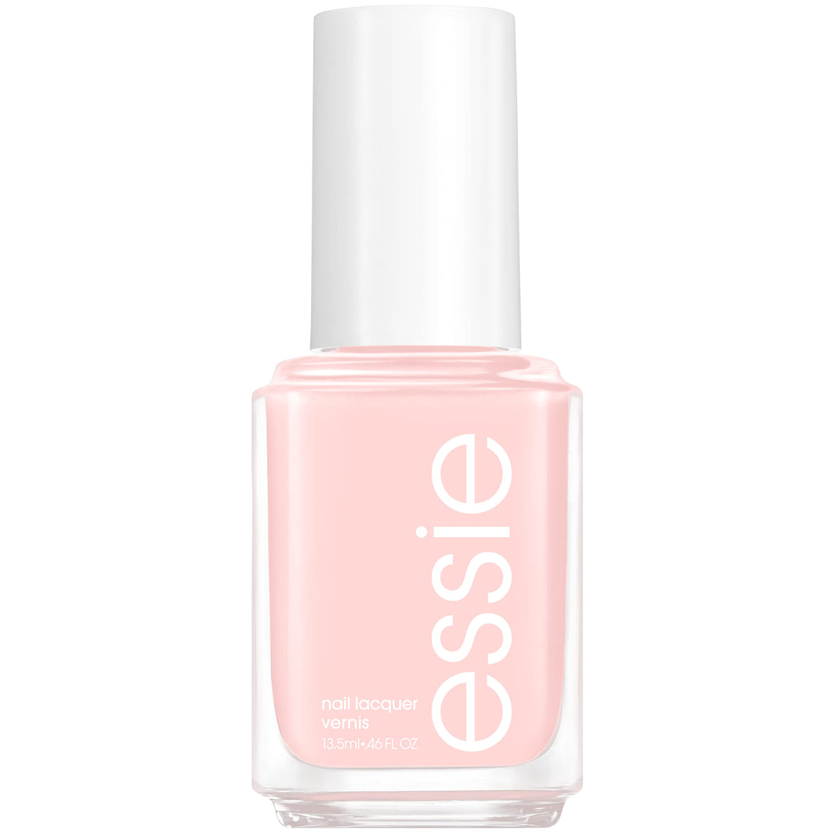 Essie Talk to the Sand bottle closeup with vegan formula and sandy beige shade.