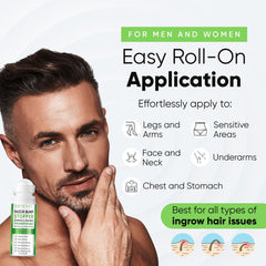 ESTETIST Razor Bump Roll-On used on face and body for daily care