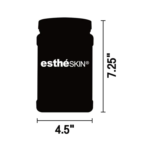 estheSKIN rubber mask in premium gold packaging for salon shelves.