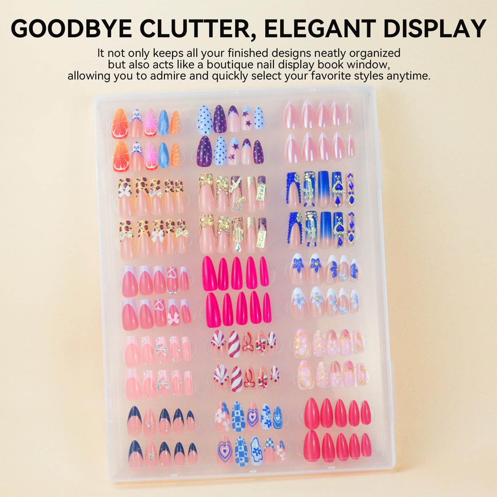 ESUOHYM magnetic nail stand speeds up nail art sessions with secure placement