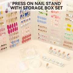 ESUOHYM nail stands with widened base keep nails steady during design sessions