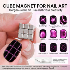 ESUOHYM 27 square magnets provide precise coverage for gradients and textures