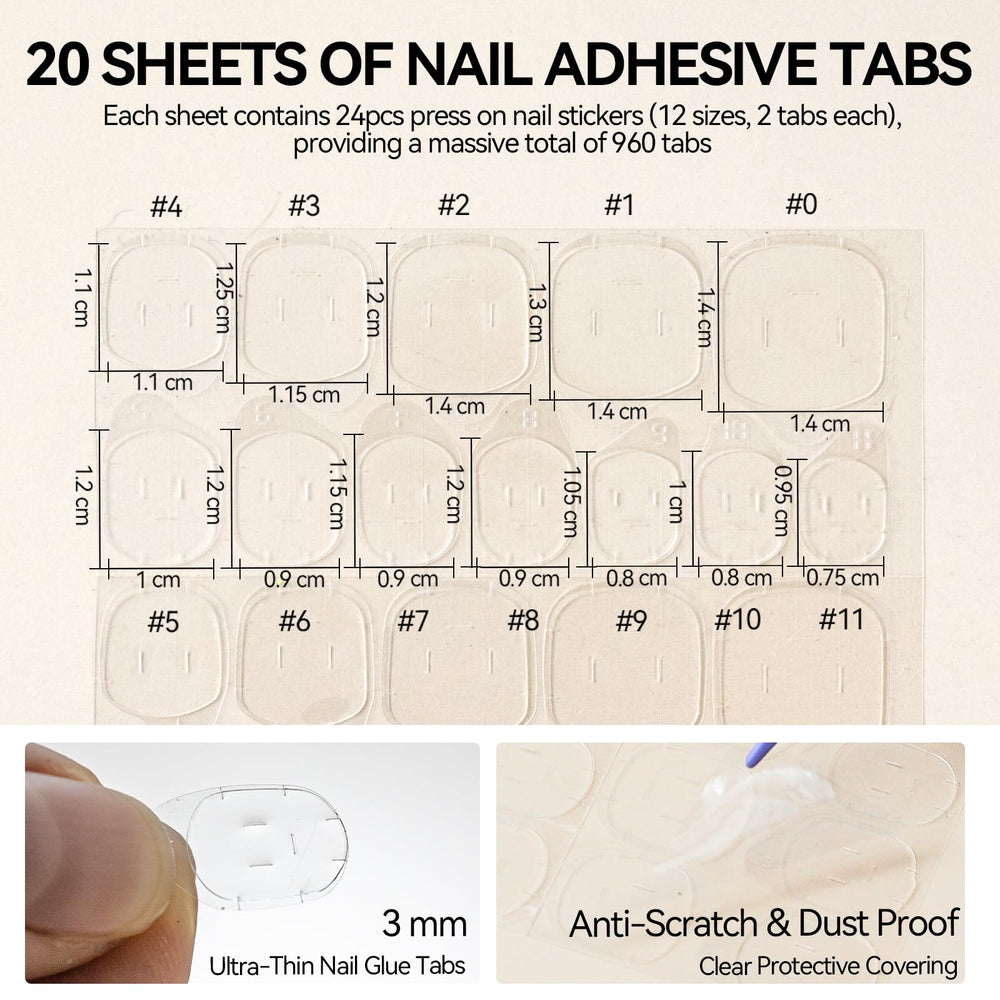 ESUOHYM dual-grit nail files and buffers for prep and shaping.