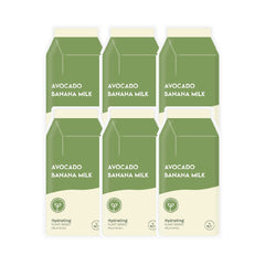 ESW Beauty Avocado Banana Milk ingredients highlighting avocado and banana for hydration