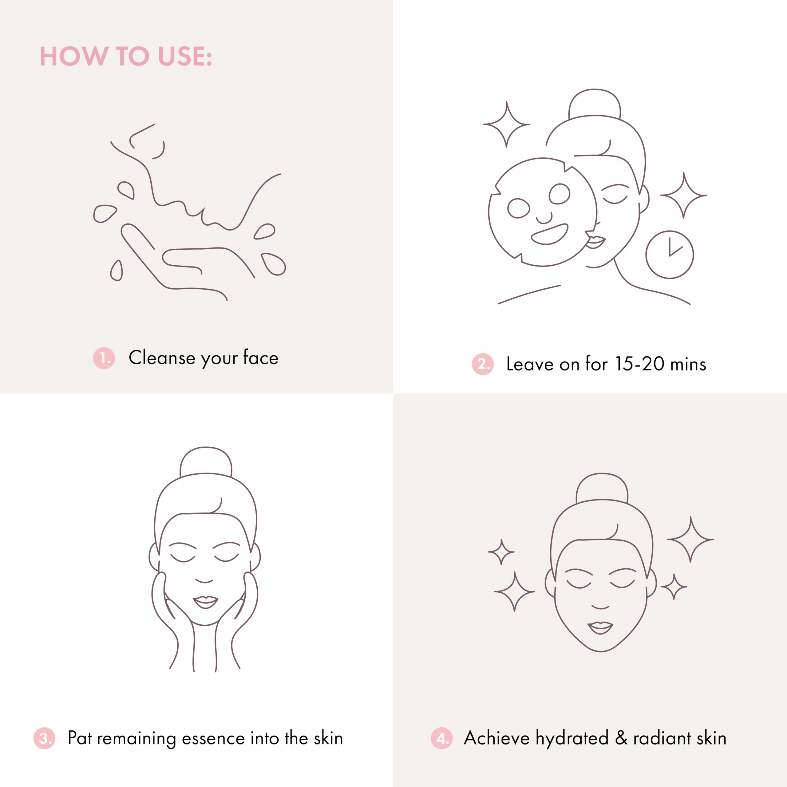 ESW Beauty Avocado Banana Milk mask sheet material shows eco-friendly design
