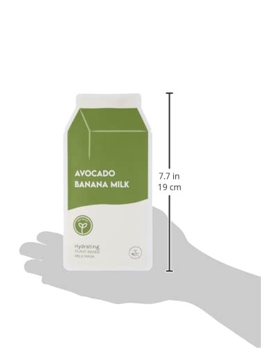 ESW Beauty Avocado Banana Milk mask on vanity shelf ready for routine