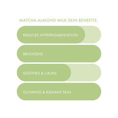 ESW Beauty mask sheet with matcha and almond for refreshed skin.