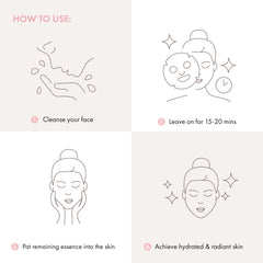 ESW Beauty plant-based milk mask ingredients highlighted for antioxidant protection.