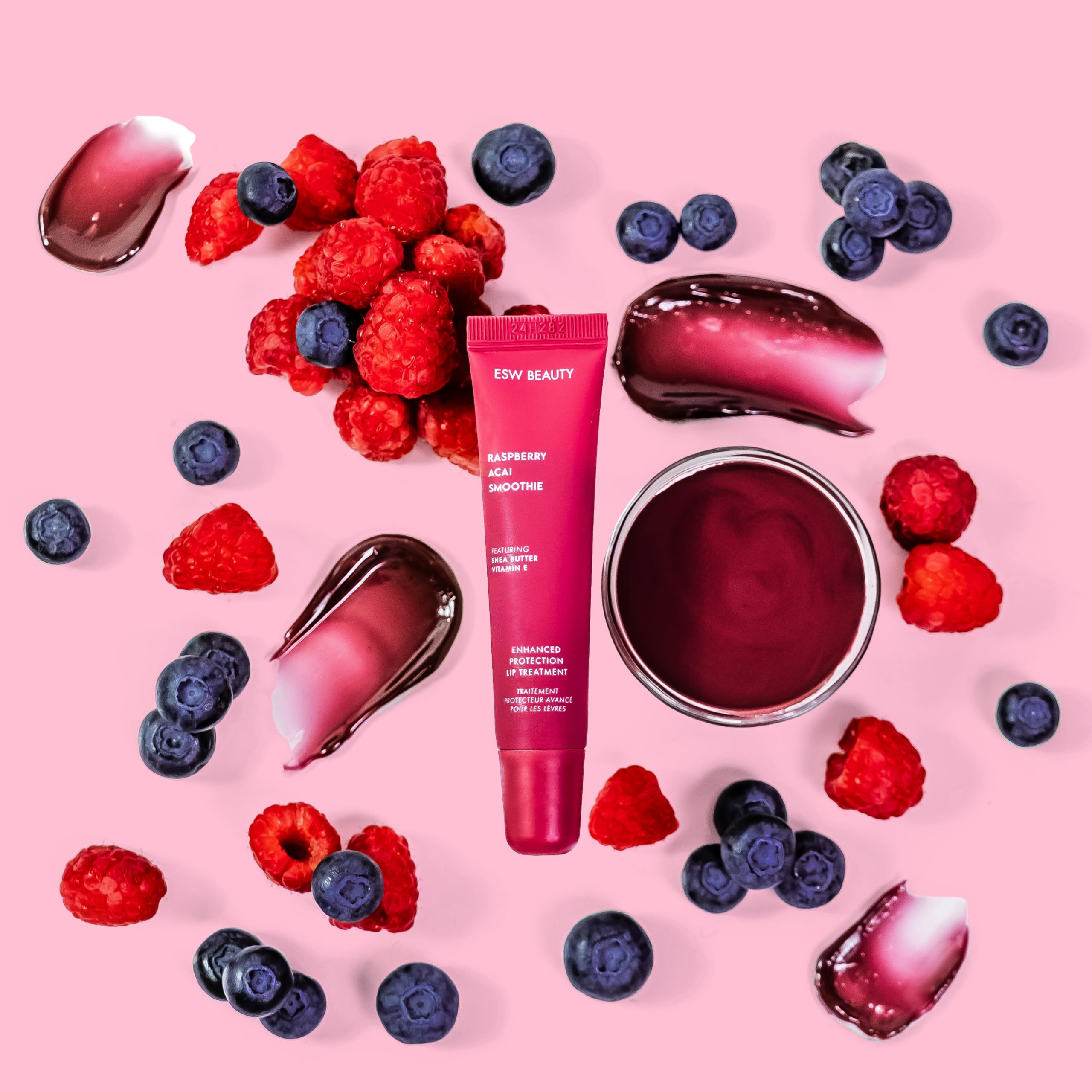 Application demo of ESW Beauty lip treatment for daily hydration