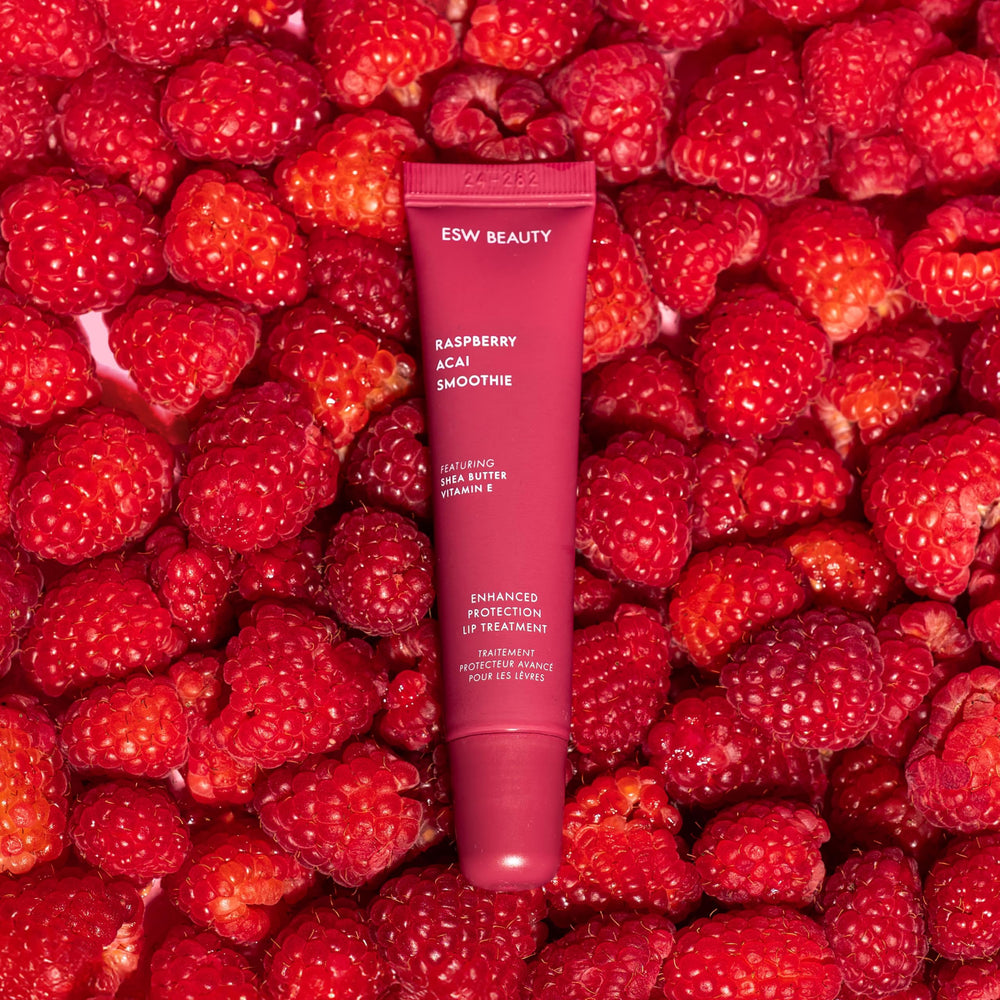Active ingredients in ESW Beauty lip treatment include shea butter