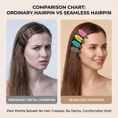 Eswala bangs hair clips ideal for makeup application and skincare routines.