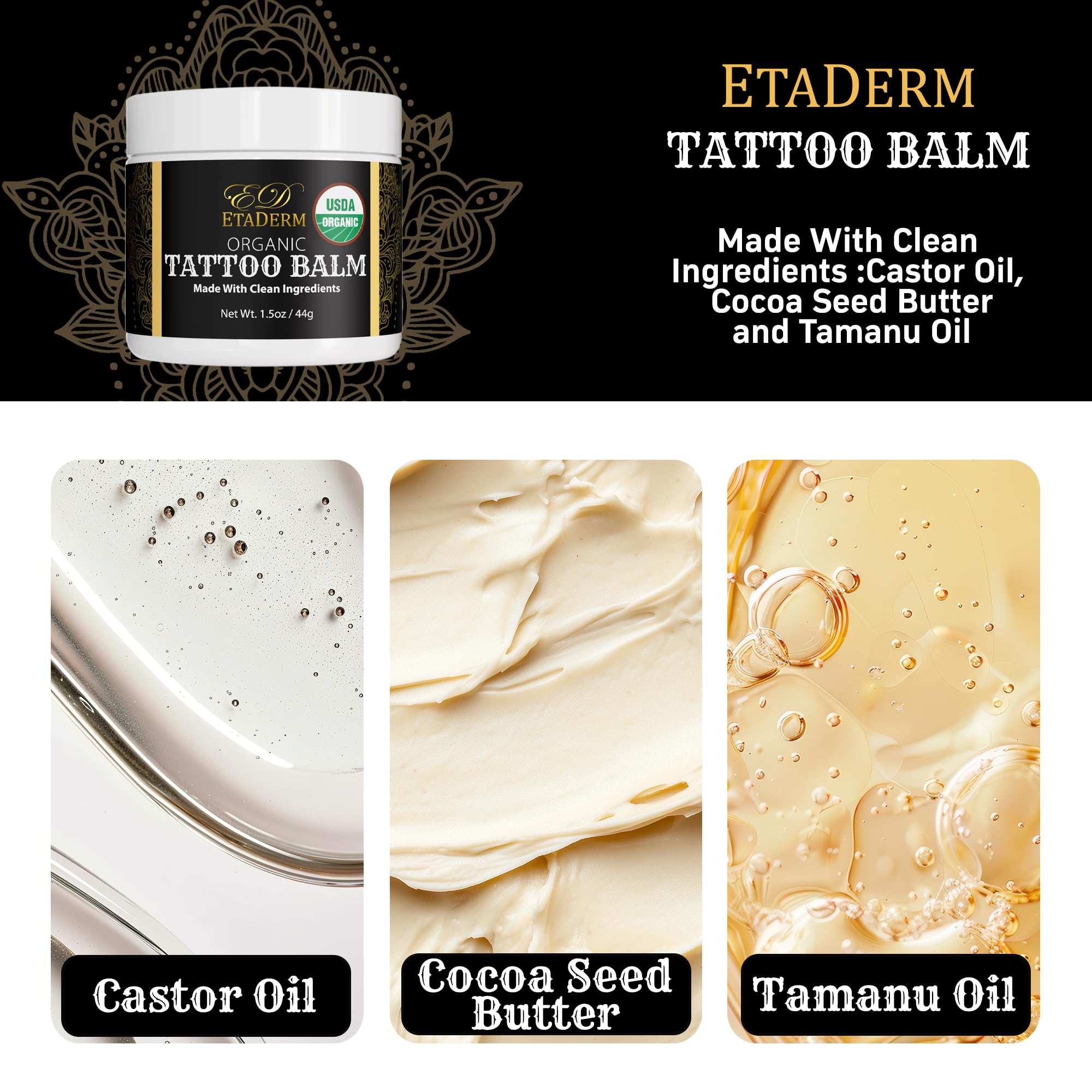 ETADERM Tattoo Balm packaging for on-the-go tattoo care