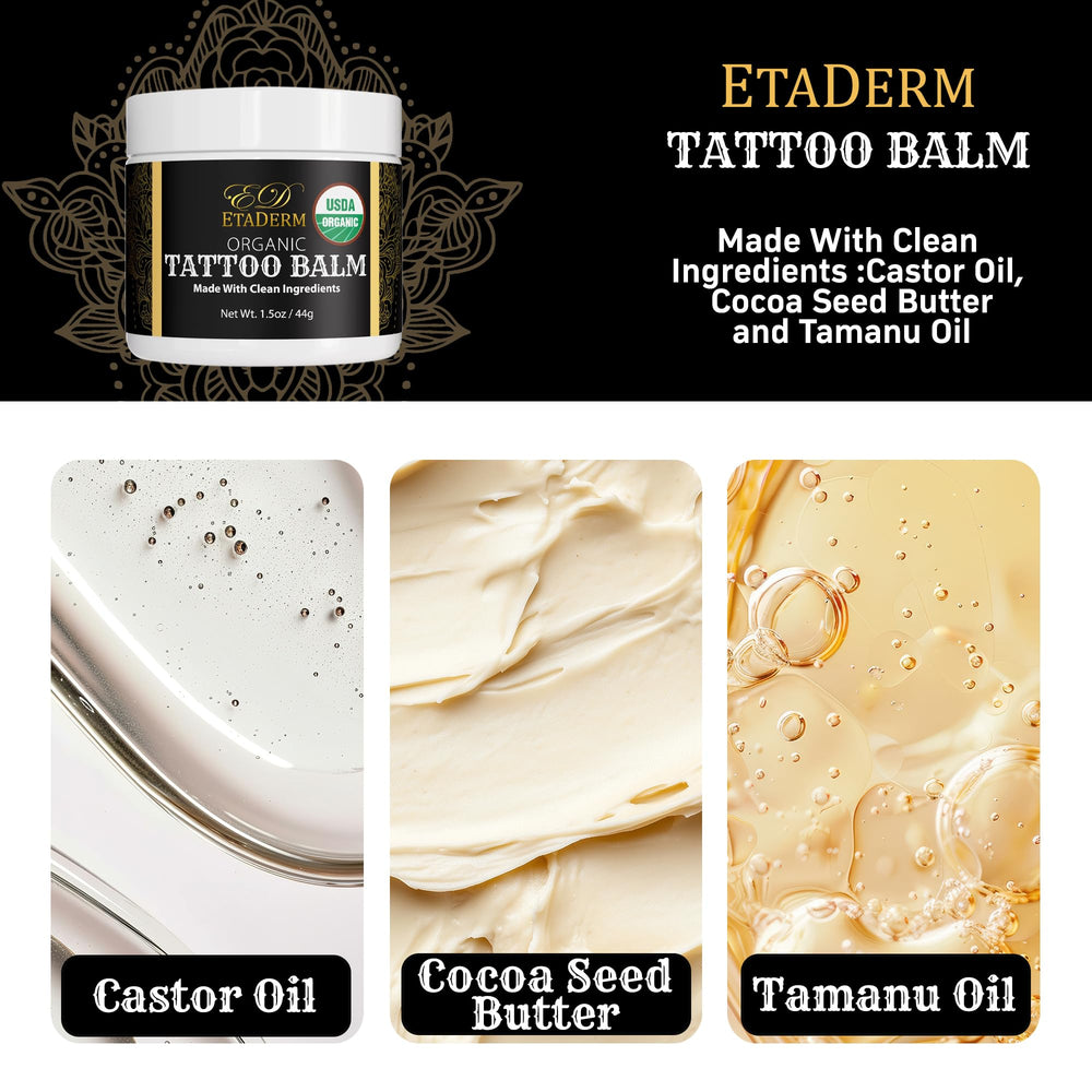 ETADERM Tattoo Balm packaging for on-the-go tattoo care